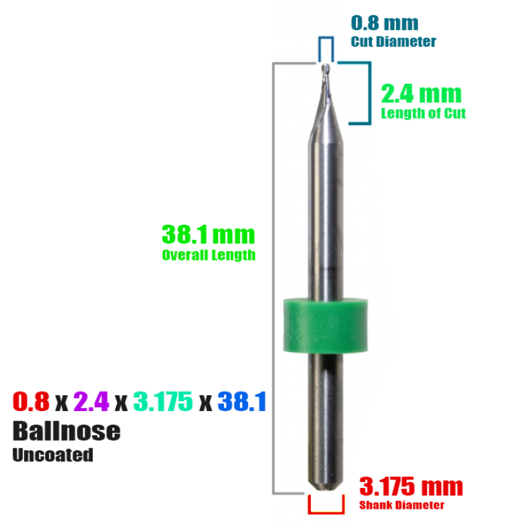 DIGITAL DENTAL: Carbide Uncoated CadCam Milling Burs