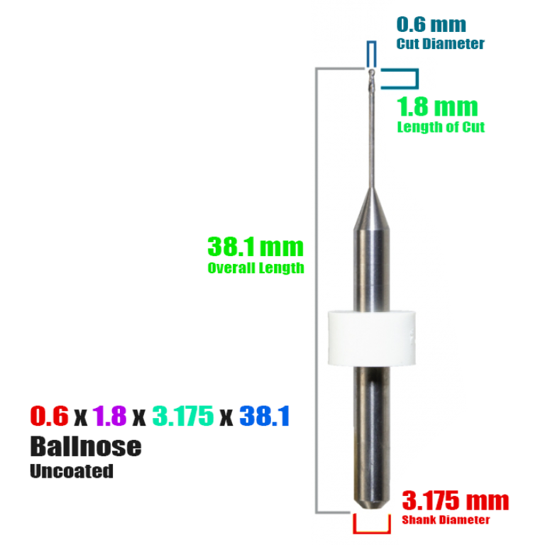 DIGITAL DENTAL: Carbide Uncoated CadCam Milling Burs
