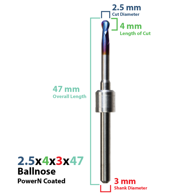 AMANN GIRBACH: Power N Coated CadCam Milling Burs