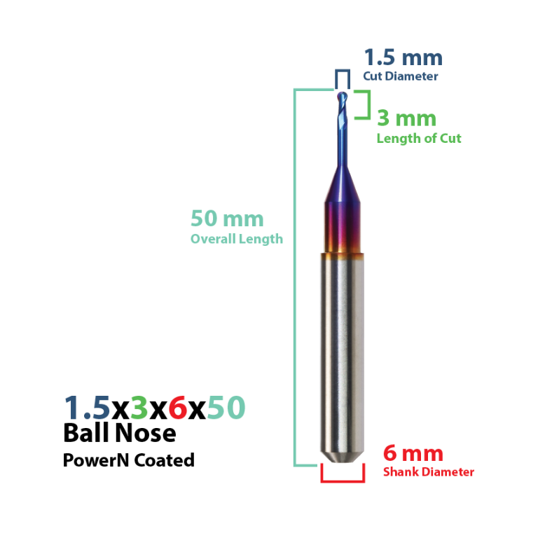 ARUM AXSYS VERSAMILL: Power N Coated CadCam Milling Burs