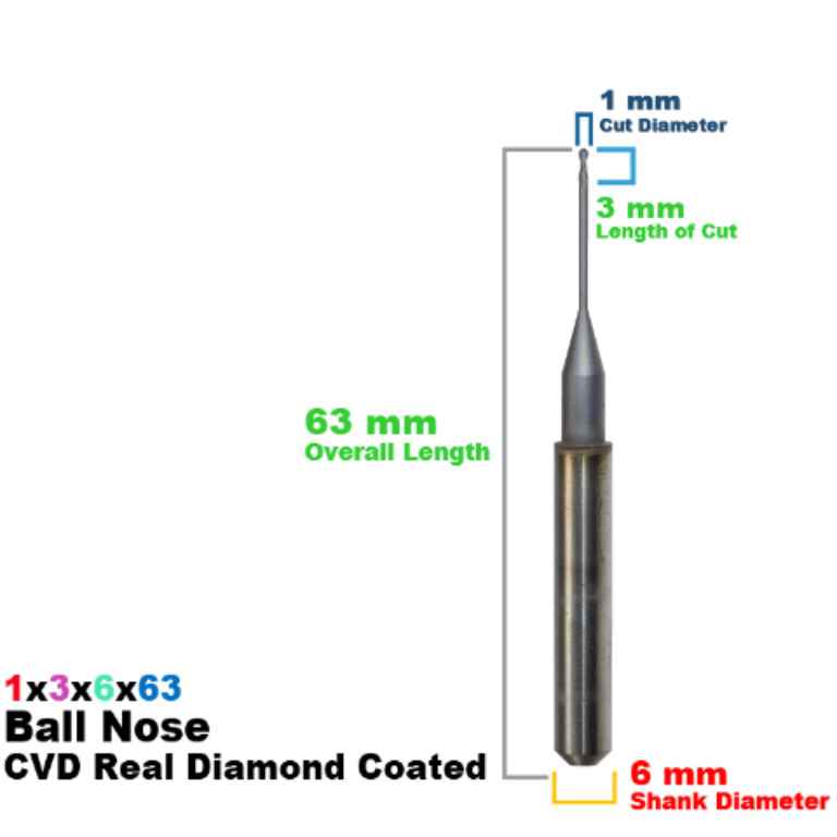ARUM AXSYS VERSAMILL: CVD Diamond Coated CadCam Milling Burs