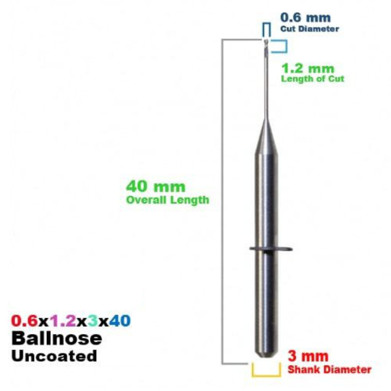 JENSEN: Carbide Uncoated CadCam Milling Burs