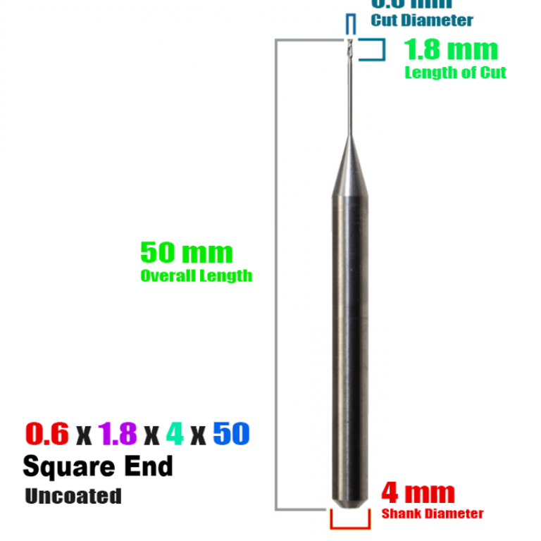 ROLAND: Carbide Uncoated CadCam Milling Burs