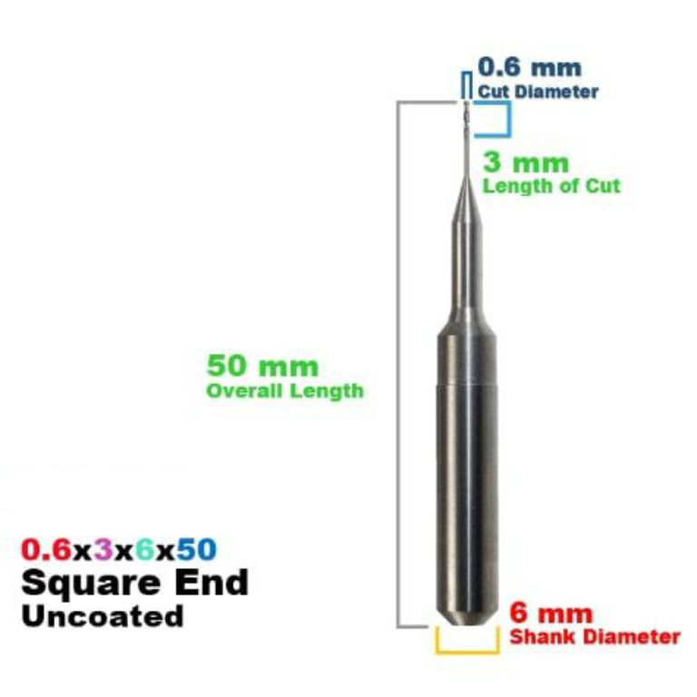 ZIRKONZAHN: Carbide Uncoated CadCam Milling Burs