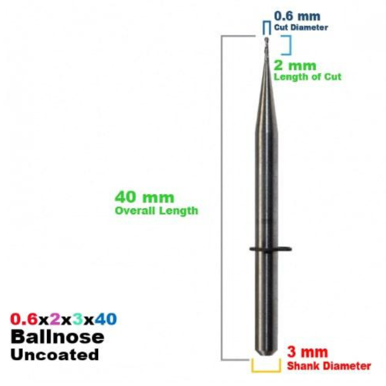 JENSEN: Carbide Uncoated CadCam Milling Burs