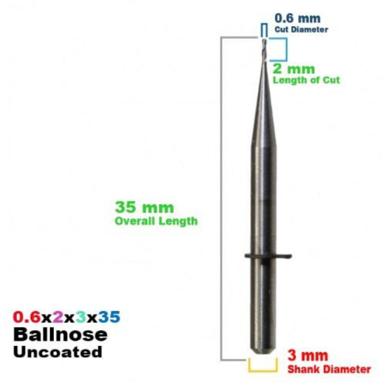 JENSEN: Carbide Uncoated CadCam Milling Burs