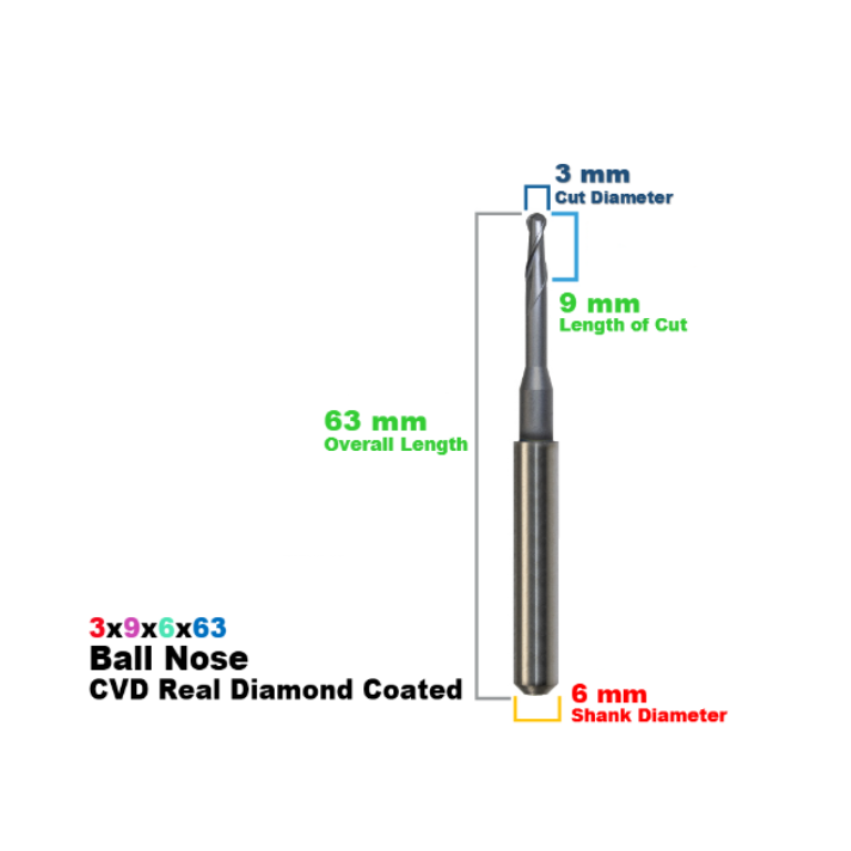 ARUM AXSYS VERSAMILL: CVD Diamond Coated CadCam Milling Burs