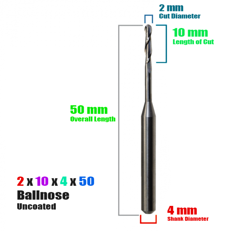 ROLAND: Carbide Uncoated CadCam Milling Burs