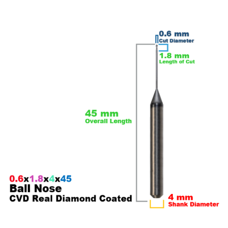 ARUM AXSYS VERSAMILL: CVD Diamond Coated CadCam Milling Burs