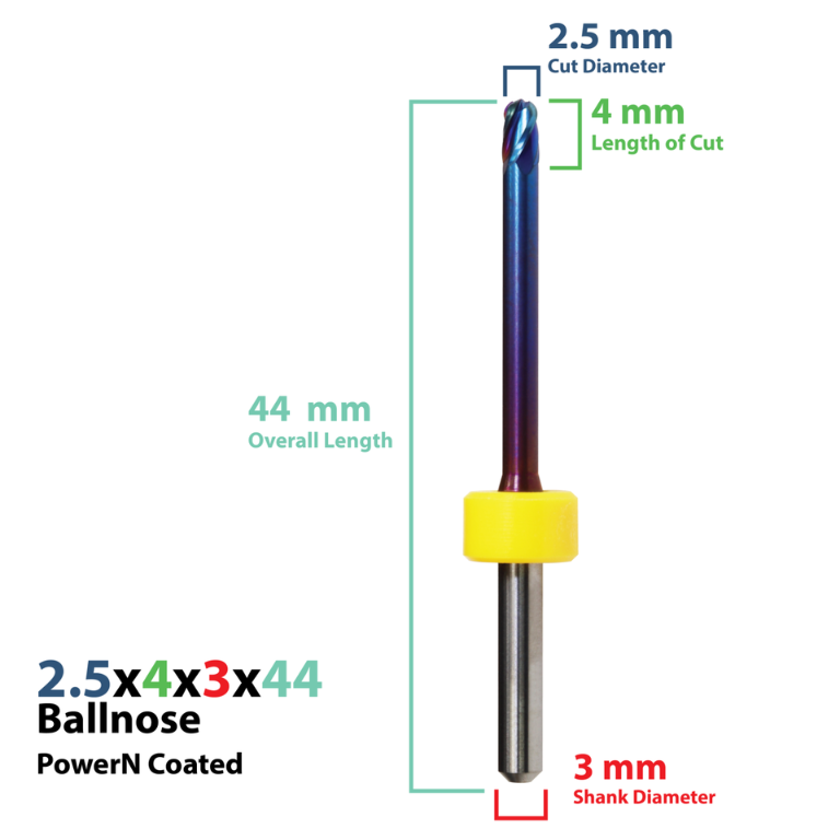 SIRONA MC X5: Power N Coated CadCam Milling Burs