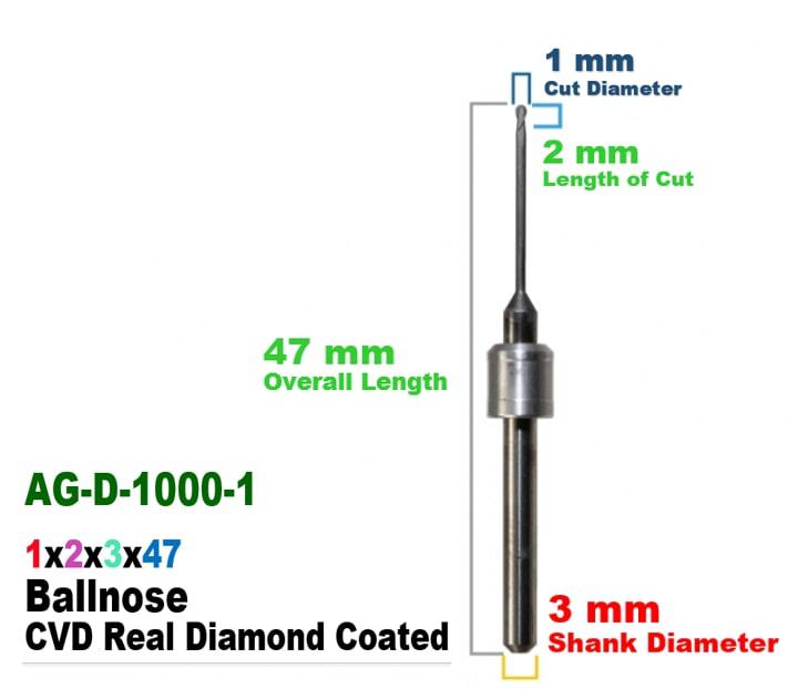 Amann Girrbach: Diamond Coated CadCam Milling Burs