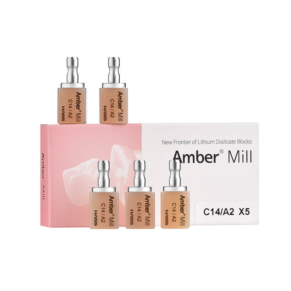 Amber Mill Lithium Disilicate CAD/CAM Blocks - Starcona Dental Supply