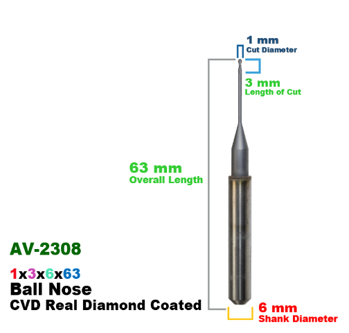 Axsys Versamill: CVD Diamond Coated CadCam Milling Burs