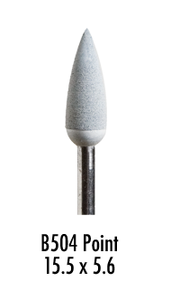 Wagner Silicone Point White - Coarse 6/15.5mm B504