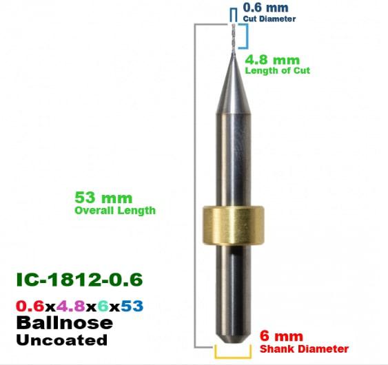 IMES-ICORE: Carbide Uncoated CadCam Milling Burs