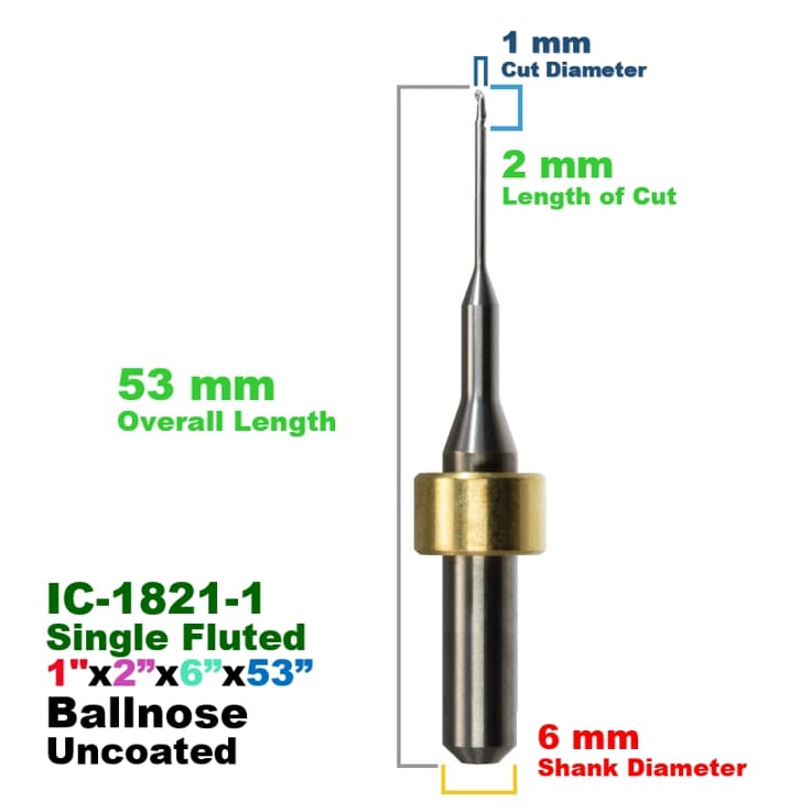 IMES-ICORE: Carbide Uncoated CadCam Milling Burs