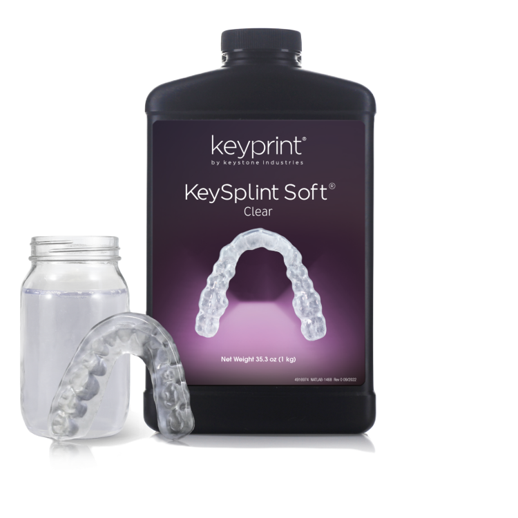KeyPrint KEYSPLINT SOFT® CLEAR Resin for Carbon