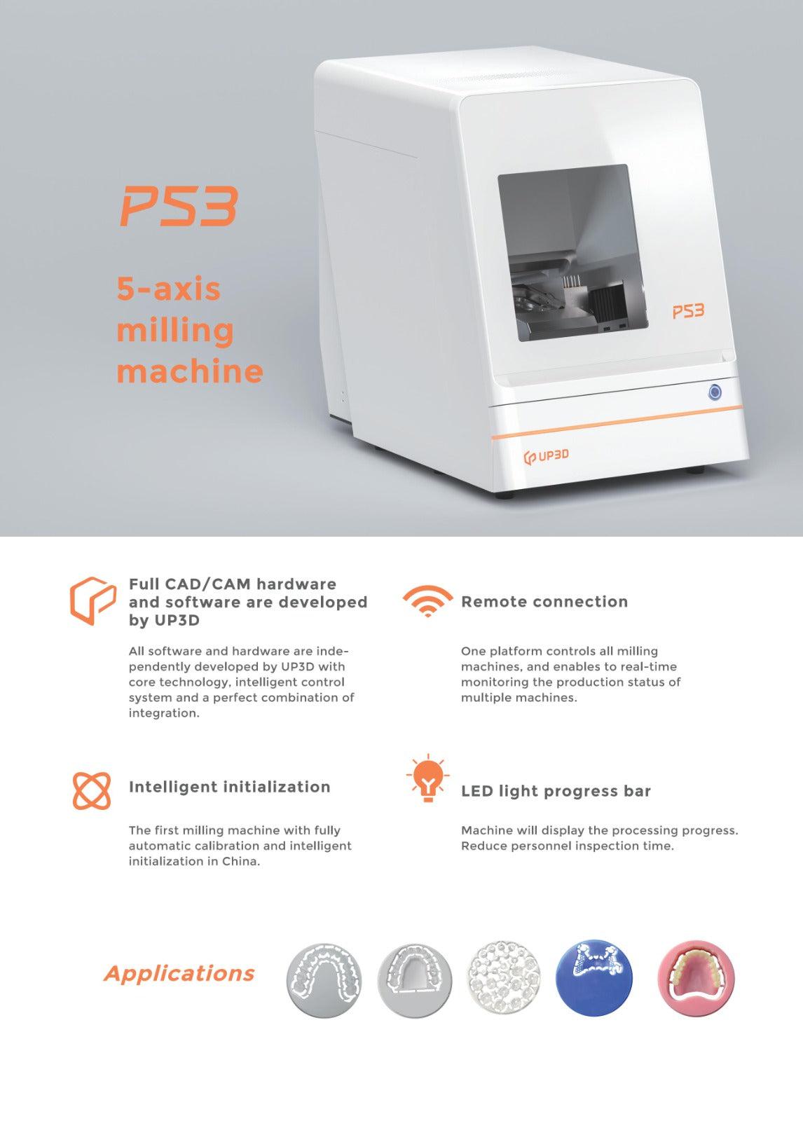 Full lab Bundle, P53 Smart Dental 5-Axis Milling Machine, Sintering Fu