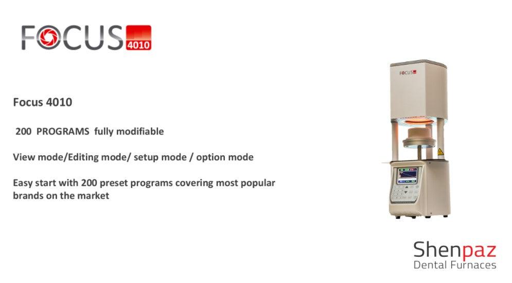 SHENPAZ FOCUS 4010 Porcelain Furnace - Starcona Dental Supply