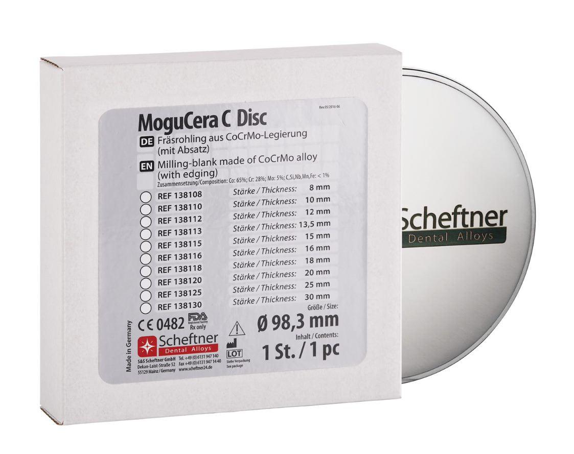 Cobalt Chrome MoguCera Scheftner Discs - Starcona Dental Supply