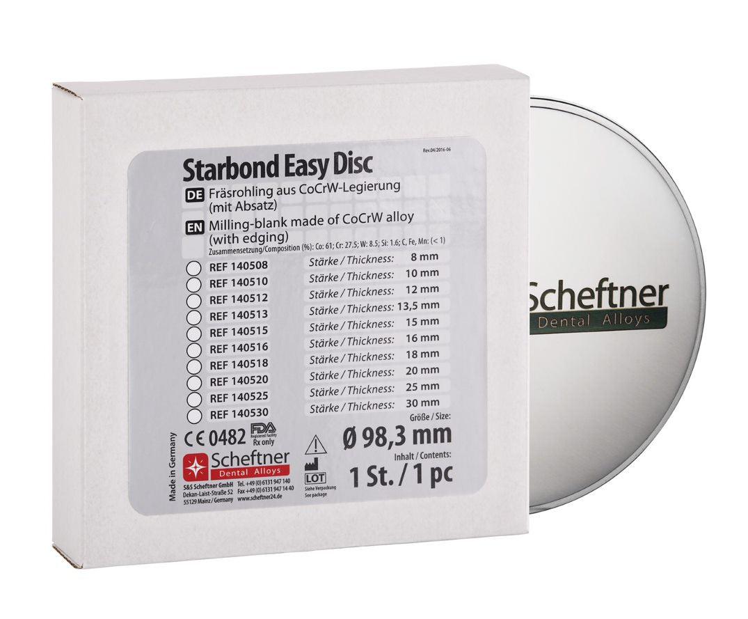 Dental Cobalt Chrome Scheftner Easy Disc - Starcona Dental Supply