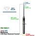 CadCam Milling Burs for VHF: Diamond Coated - 1 MM - Starcona Dental Supply