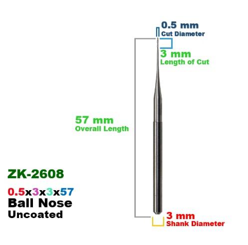 ZIRKONZAHN: Carbide Uncoated CadCam Milling Burs
