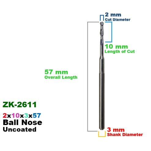 ZIRKONZAHN: Carbide Uncoated CadCam Milling Burs